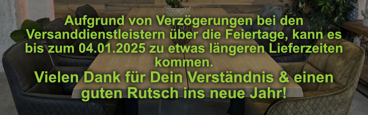 Lieferzeit Jahreswechsel