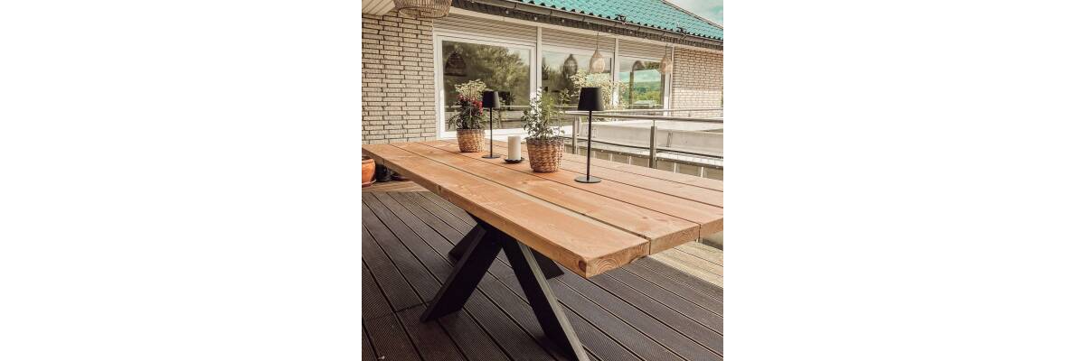 Der ideale Gartentisch aus Holz von MyTimber: Die Vorteile der Douglasie - Stilvolle Gartenmöbel aus Douglasie | MyTimber