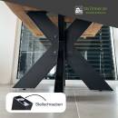 Tischgestell Light Spider 180x90 cm schwarz