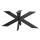 Tischgestell Light Spider 180x90 cm schwarz