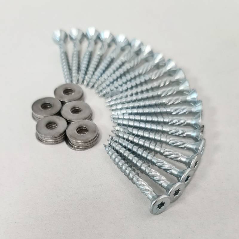 4260747165523 - 20er Set Holzbauschraube mit U-Scheibe 5x35 mm