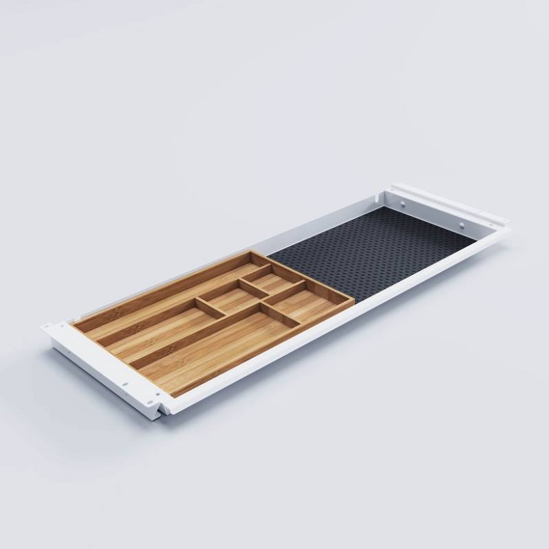 4260747165837 - Schublade Flat L weiß (760x265x37 mm)