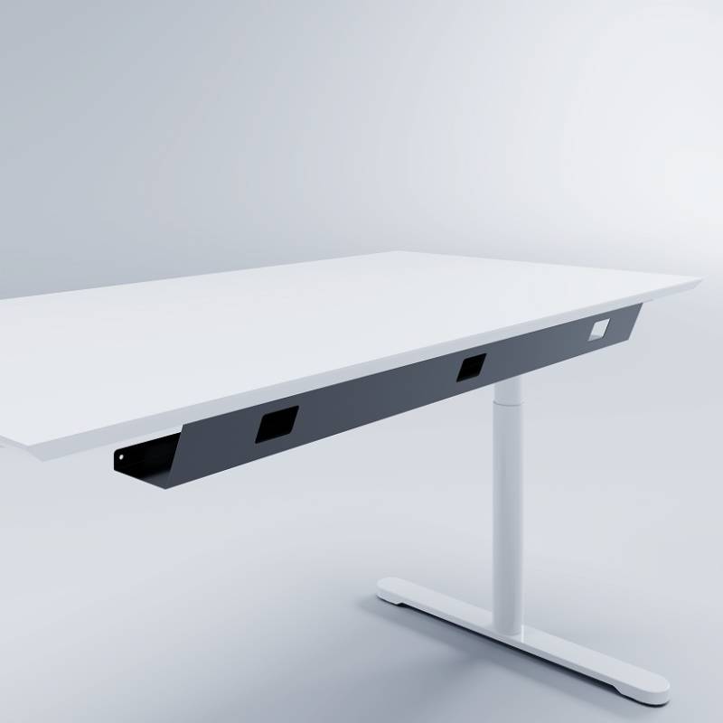 Kabelwanne Fest silber (1100x151x86 mm)