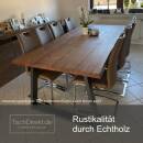 Tischplatte Eiche Loft B ca.45 mm mit Fase, Baumkante 240x100 cm