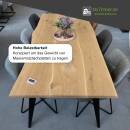 Tischgestell Light Quattro schwarz L (800)