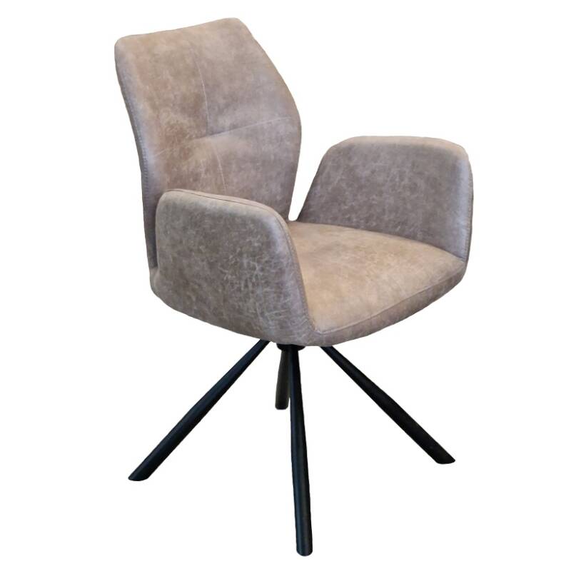 4262459610766 - L A NG Stuhl Chris Lederoptik Elephant