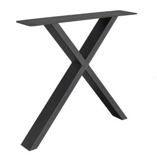 Tischgestell Light X schwarz, 60 cm