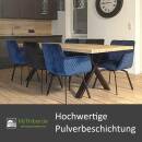 Tischgestell Light X schwarz, 60 cm