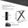 Tischgestell Light X schwarz, 60 cm