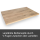 Tischplatte Eiche Loft G 40 mm mit Fase - gerade Kante 100x100 cm