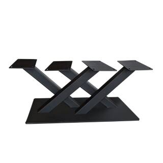Tischgestell Bold Center double X Fuß 118x48 cm schwarz