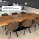 Tischgestell Bold Center double X Fuß 118x48 cm schwarz