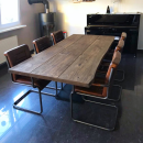 Tischgestell Bold Center double X Fuß 118x48 cm schwarz