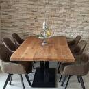 Tischgestell Bold Center double X Fuß 118x48 cm schwarz