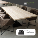 Tischgestell Bold Center double X Fuß 118x48 cm schwarz