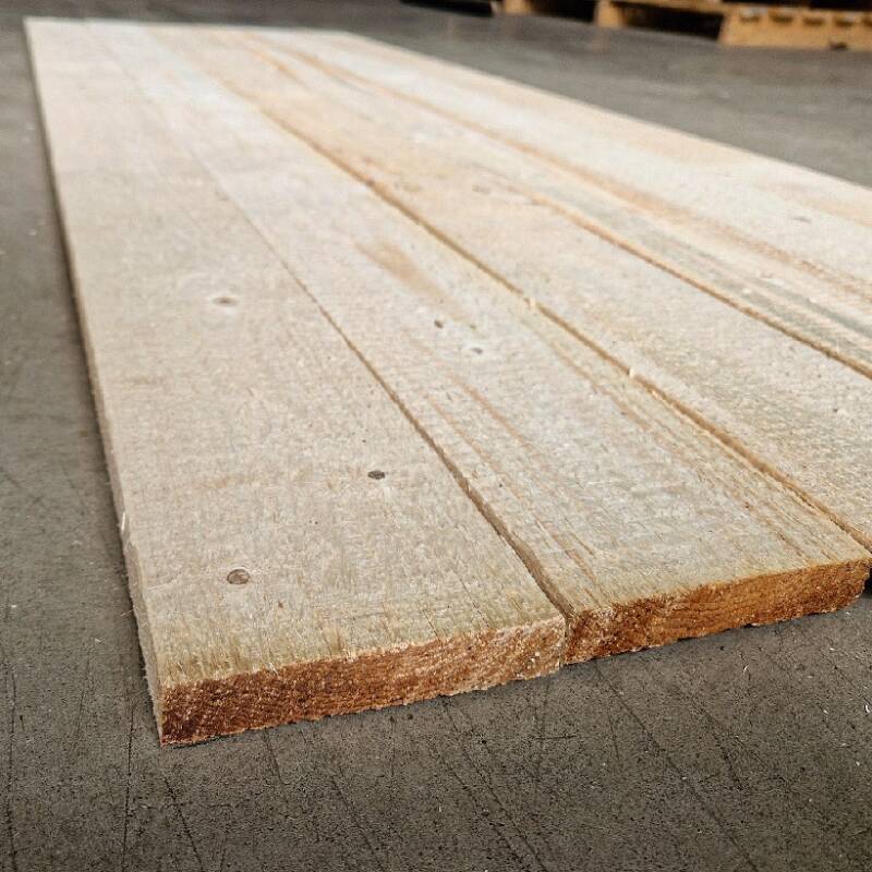 4260747166346 - Fichtenbretter sägerau | 23 x 120 x 2000 mm | Starker Ausdruck | Sägeraue Oberfläche | Unbehandelt