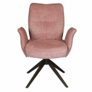 Stuhl Lars Webstoff Light Rose