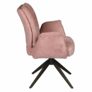 Stuhl Lars Webstoff Light Rose