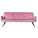 Bank Lars Webstoff 220 cm,Light Rose