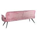 Bank Lars Webstoff 220 cm,Light Rose