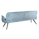 Bank Lars Webstoff 220 cm,Ocean
