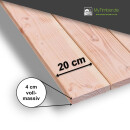Gartentischplatte Douglasie  40 mm, gerade Kante 120x80 cm