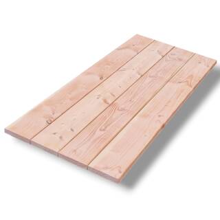 Gartentischplatte Douglasie  40 mm, gerade Kante 140x80 cm