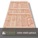 Gartentischplatte Douglasie  40 mm, gerade Kante 260x100 cm