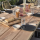 Gartentischplatte Douglasie  40 mm, gerade Kante 260x100 cm