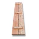 Gartenbankplatte Douglasie 40 mm, gerade Kante 300x40 cm