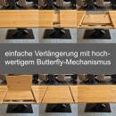 Ausziehtischplatte Echtholz Eiche 30 mm - Baumkante