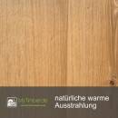 Ausziehtischplatte Echtholz Eiche 30 mm - Baumkante
