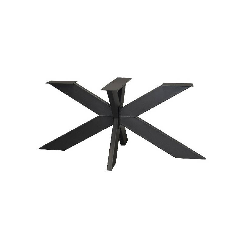4262459612432 - Tischgestell Light Spider Ausziehtisch 140x90 cm schwarz