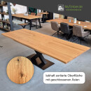 Esstisch Siley ausziehbar, Eiche, lackiert, 160/220x90 cm