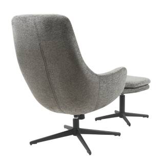 Loungechair mit Hocker – Design-Sessel mit Wippfunktion, 500,00 €