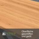 Ausziehtischplatte Echtholz Eiche 30 mm - Unique