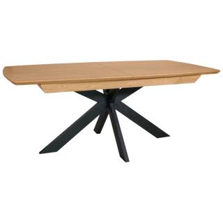 Esstisch Kaia ausziehbar, Eiche, geölt, 160/220x90-85 cm