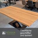 Esstisch Kaia, ausziehbar, Eiche, geölt, 200/280x105- 95 cm