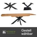 Esstisch Kaia, ausziehbar, Eiche, geölt, 200/280x105- 95 cm