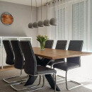 Tischplatte Eiche Chalet S 40 mm massiv - Schweizer Kante 240x100 cm