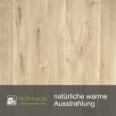 Tischplatte Eiche Chalet S 45 mm aufgedoppelt - Schweizer Kante 240x100 cm