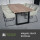 Tischplatte Eiche Chalet S 40 mm massiv - Schweizer Kante 240x100 cm