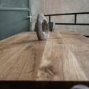 Tischplatte Eiche Loft G ca.45 mm ohne Fase, gerade Kante
