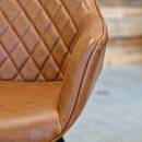 L/A Stuhl Ringo Cognac
