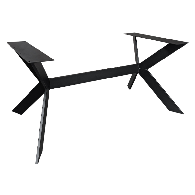 Tischgestell Ultra Light Spider Long | Spider-Form | Befestigungsplatte aus Stahl | Höhe 72 cm | L 150 cm | B 90 cm | Rex Long Exclusiveline