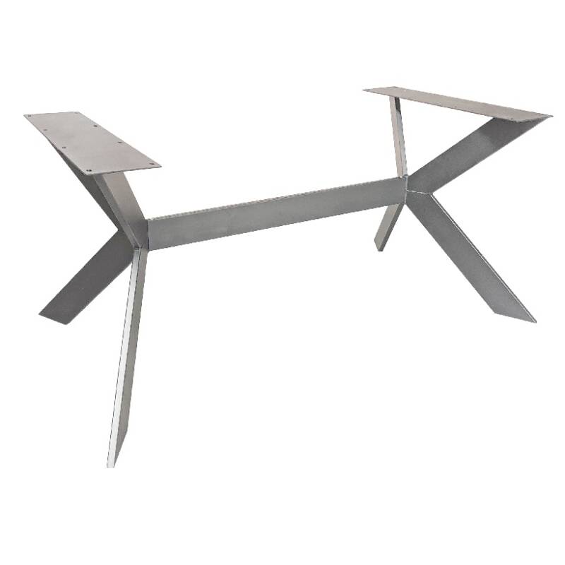 4260747160979 - Tischgestell Ultra Light Spider Long | Edelstahl | Spider-Form | Befestigungsplatte aus Stahl | H 72 cm | L 150 cm | B 90 cm | Rex Long Exclusiveline