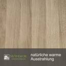 L/A Tischplatte Eiche Chalet D 40 mm Eiche Dual, Kante Trapez 220x100 cm