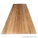 L/A Tischplatte Eiche Chalet D 40 mm Eiche Dual, Kante Trapez 220x100 cm